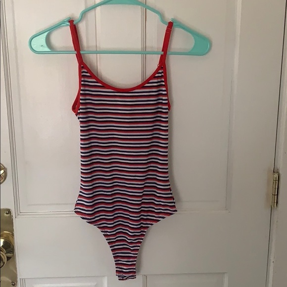 Tops - Striped bodysuit